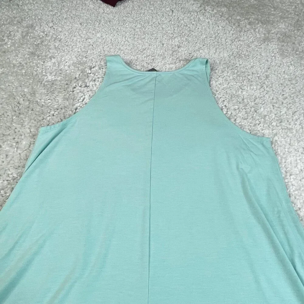 Free Fly Bamboo Flex Tank Dress Mint Green Womens XL FLAW